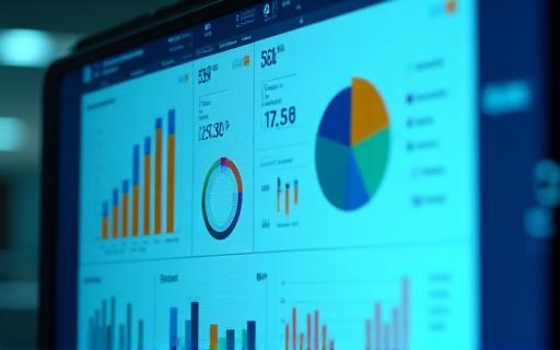 Dashboard di Business Intelligence con grafici e KPI.